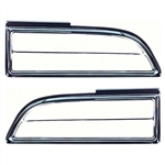 Image of 1970 - 1973 Firebird and Trans Am Tail Light Bezels Pair