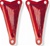 Image of 1968 Pontiac Firebird Rear Side Marker Lamp Lens, Pair