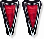 Image of 1968 Pontiac Firebird Rear Side Marker Light Assemblies, Set