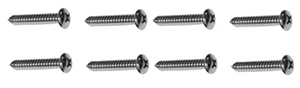 Image of 1969 Firebird and Trans Am Headlamp Bezel Mounting Screw Set, 8 Pieces