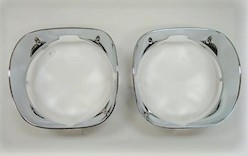 Image of 1970 - 1973 Firebird Headlight Chrome Bezels, Pair