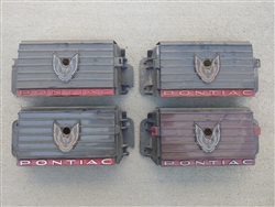Image of 1982 - 1984 Firebird Tail Light Center Trunk Lock Filler with Pontiac Bird, GM Used