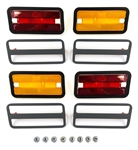 Image of 1970 - 1981 Firebird and Trans Am Side Marker Light Kit, Front And Rear