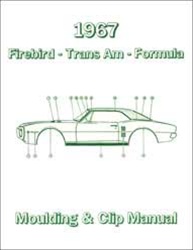 Image of 1967 Firebird Molding And Clip Manual