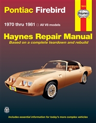 1970 - 1981 Pontiac Firebird & Trans Am Haynes Repair Manual