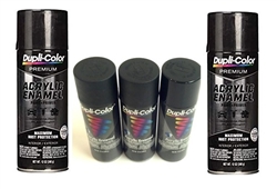 Black Spray Paint Set for Chassis & Under Hood, 5 Can Kit