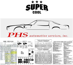 PHS Pontiac Historic Services Historical VIN Document Information Package