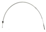 Image of 1967 - 1969 Firebird Front Emergency Parking Brake Cable, OE Steel