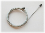 Image of 1967 Firebird Center Emergency Parking Brake Cable, Intermediate, 88 Inch Stainless Steel