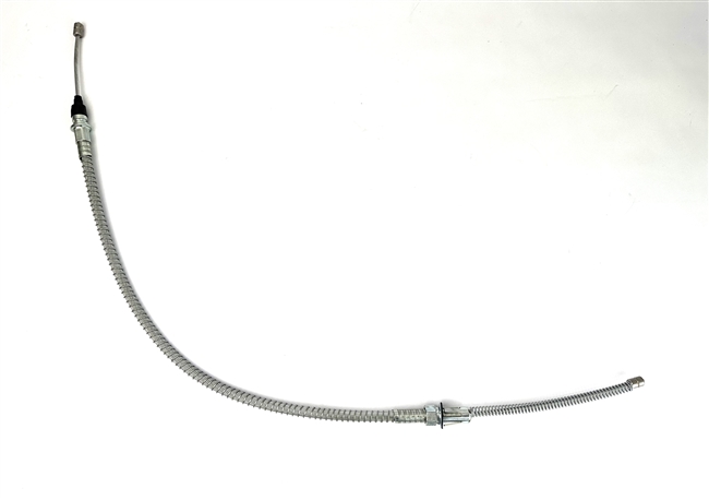 Image of 1968-1969 Firebird Rear Emergency Parking Brake Cable, For Rear Drum Brakes, Stainless Steel