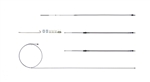 Image of 1967 Firebird Complete Emergency Parking Brake Cable Kit for REAR DRUM BRAKES, OE Steel