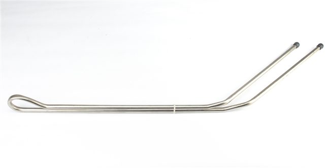 Image of 1969 Firebird Power Steering Cooler Line, Upper at Radiator Support Only OE Steel