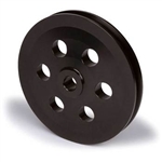 Image of BLACK Anodized Billet Aluminum Pontiac Power Steering Pulley, Press On