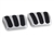 Image of Lokar 1967 - 1972 Firebird Brushed Billet Aluminum Curved Brake and Clutch Pedal Covers, Pair with Rubber Inserts