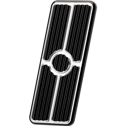 1967 - 1981 Pedal Pad, Fuel Gas, Custom Profile, Black
