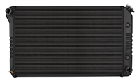 Image of a 1970 - 1981 Firebird COLD-CASE Aluminum Radiator for Automatic Trans, Black Night Rider Series