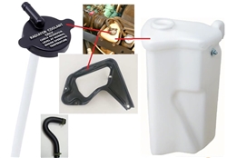 1973 - 1975 and (Early) 1976 Firebird Radiator Coolant Overflow Jar Kit with Mounting Bracket