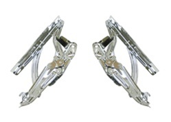 Image of 1967 - 1969 Firebird  Show Chrome Hood Hinge Set