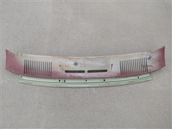 1967 - 1969 Firebird Cowl Vent Grille Panel, Original GM Used