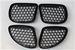 Image of 1998 - 2002 Firebird Trans Am Fender Air Vent Grille Fillers Set, Complete 4 Piece Kit