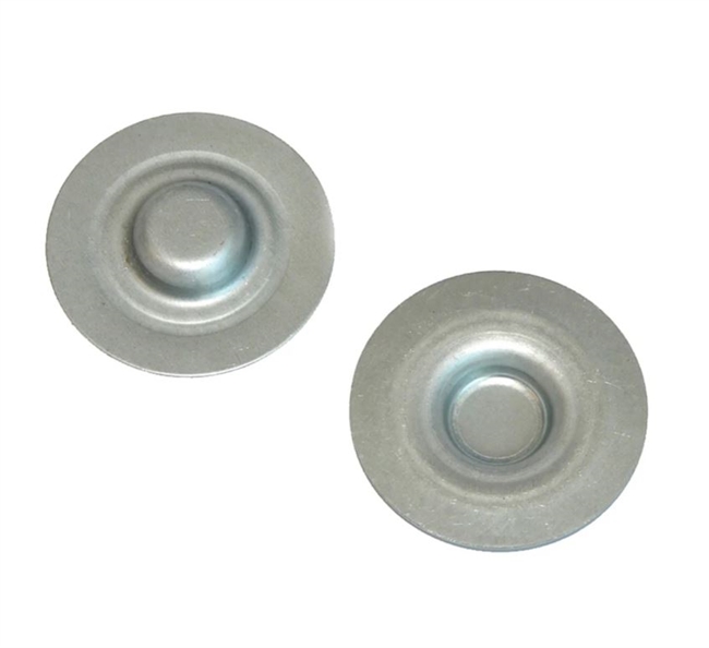 Image of 1970 - 1981 Firebird Round Rear Floor Pan Plugs, Pair