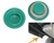 Image of 1970 - 1981 Firebird Inner Rear Quarter Drop Off Extension Green Drain Plugs with Gasket, Pair