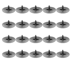 Image of Firebird Round Hood Insulation Clip with 3/4" Serrated Stem, 20 Piece Kit