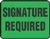 SIGNATURE REQUIRED (Direct Signature)