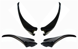 Image of 1970 - 1978 Trans Am Front and Rear Wheel Spoiler Flares Set, All 4 Corners OE Style