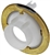 Image of 1969 - 2002 Firebird Horn Contact with Tilt Steering Column, White
