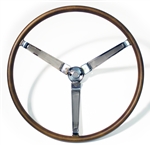 Image of 1967 Firebird Deluxe Wood Steering Wheel, Wheel Only
