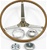 Image of 1968 Deluxe Woodgrain Steering Wheel Kit, OE Style