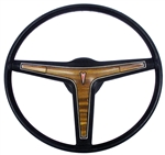 Image of 1969 - 1976 Firebird Deluxe Style with Woodgrain Steering Wheel Original GM Used