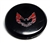 1970 - 1981 Firebird And Trans Am Formula Steering Wheel Horn Button Insert, Correct Factory Style Lucite with Locating Tab, Red