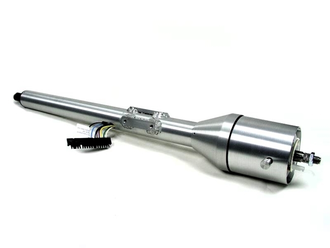 Image of a 1967 - 1968 Firebird IDIDIT Tilt Steering Column for Floor Shift with a Brushed Finish
