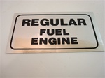 Image of 1970 Valve Cover " Regular Fuel " Decal