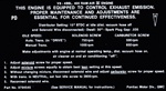 Image of 1969 Firebird or Trans Am Emission Decal, Ram Air IV PD Code, 9794545