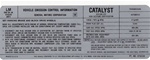 Image of 1978 Radiator Support Emission Decal, 350 with Auto Trans. 476338, LM Code