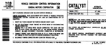 1986 Firebird Emission Decal 2.8 AT