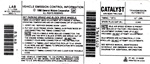 1991 Firebird 3.1 Engine Auto Transmission Emission Decal with California Regulations, LAB Code 10145439