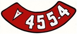 Image of Firebird 455 4V Air Cleaner Decal