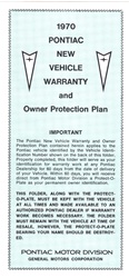 Image of 1970 Firebird Warranty/Owners Protection Pamphlet