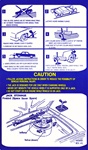 Image of 1974 - 1975 Firebird Trunk Jacking Instructions Decal for Space Saver Spare Option