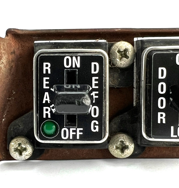 Image of 1970 - 1981 Pontiac Firebird Rear Window Defogger Switch Face Decal