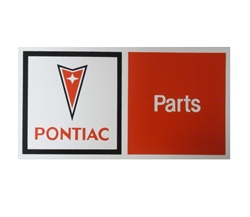 Image of Pontiac Parts Arrowhead Decal