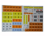 1978 Firebird Trans Am Assembly Line Part Identification Tags and Decals Set