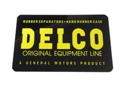 Image of Delco Original Equipment Line Battery Decal