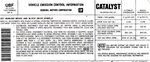 Image of 1985 Firebird or Trans Am 305 Emission Decal, UBF Code 14086525