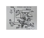 1986 Firebird Emission Decal 5.0 MT/AT Code YCX