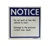 Image of Glovebox Warning Notice Decal, Push Start, 360225